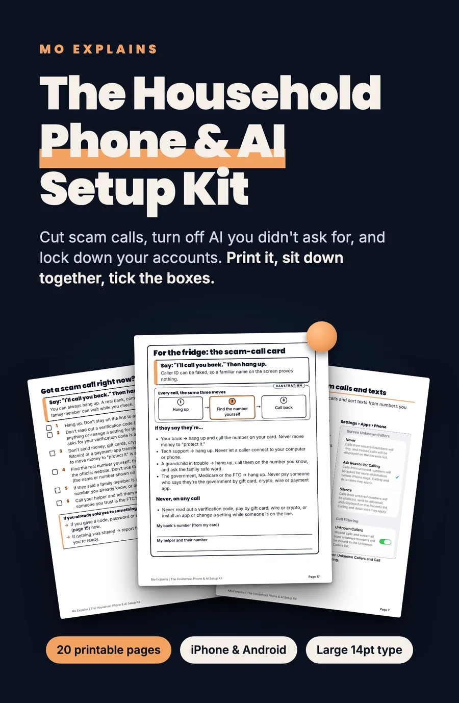 Cover of The Household Phone & AI Setup Kit by Moses Smith